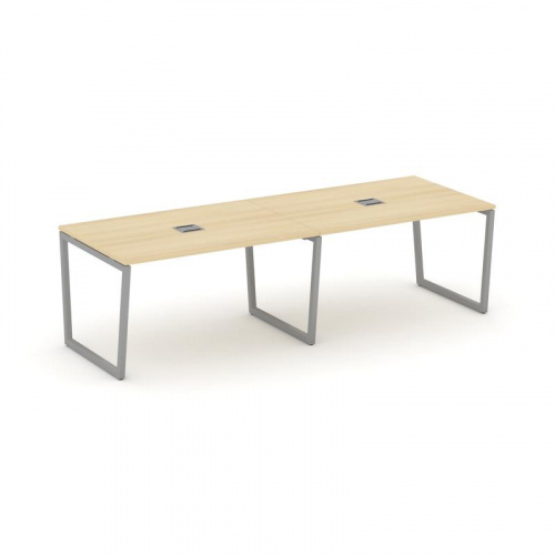 Style Project Стол переговорный SN-4T2.SPRG-012 Акация Лорка/Металл Антрацит/Заглушка Металл Антраци фото 20