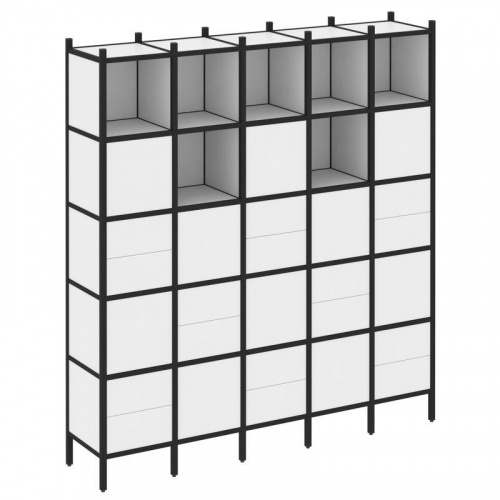 Стеллаж офисный прямой Loft VR.L-10 фото 8 Стеллаж офисный прямой Loft VR.L-10 фото 8