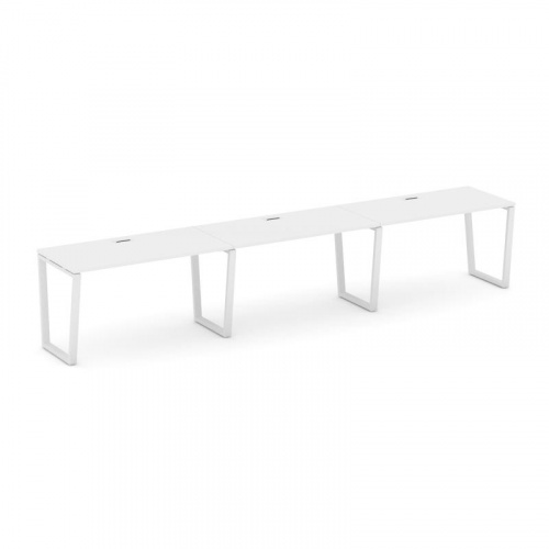 Style Project Рабочая станция 1 сторон. SN-6T2.ORS-054 Акация Лорка/Металл Антрацит/Заглушка Пластик фото 17