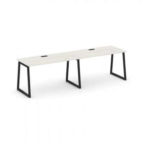 Style Project Рабочая станция 1 сторон. SN-4T1.ORS-003 Акация Лорка/Металл Антрацит/Заглушка Пластик фото 6