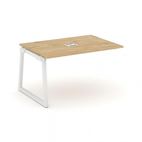 Style Project Проходной наб. элем. перег. стола SN-5T1.NSPRG-001 Акация Лорка/Металл Антрацит/Заглуш фото 3