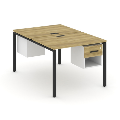 Бенч-система на 2 места с подвесными тумбами Concept CN.DRS-117 фото 6