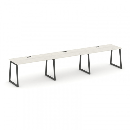 Style Project Рабочая станция 1 сторон. SN-4T1.ORS-051 Акация Лорка/Металл Антрацит/Заглушка Пластик фото 9