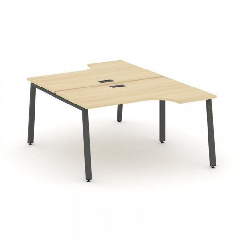 Style Project Рабочая станция эргоном. SN-6A.DRPA-021 Акация Лорка/Металл Белый 1380*1632/1992*750 фото 23