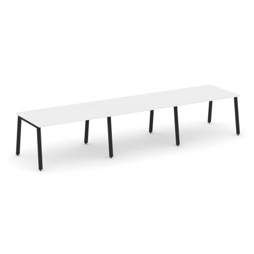 Style Project Стол переговорный SN-6A.SPRG-021.3 Акация Лорка/Металл Белый 2940*980*750 фото 3