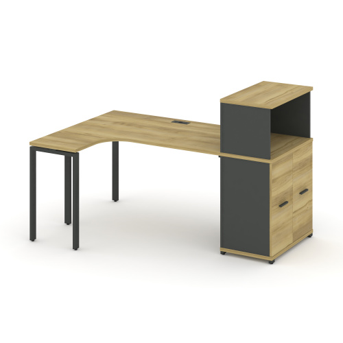 Стол эргономичный с опорным распашным шкафом Concept CN.SA-214(L)