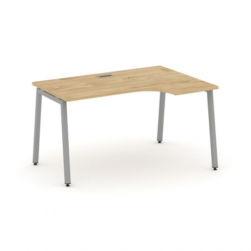 Style Project Стол рабочий эргоном. SN-4A.SPA-011(R) Антрацит/Металл Антрацит 1380*700/980*750 фото 4