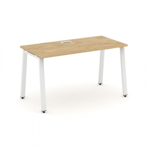 Style Project Стол письменный SN-6A.SP-011 Акация Лорка/Металл Белый 980*700*750 фото 20