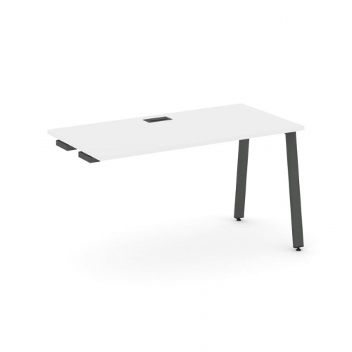 Style Project Стол-приставка к опор. элем. SN-6A.OPRS-022 Дуб Табак/Металл Белый 1180*800*750 фото 15