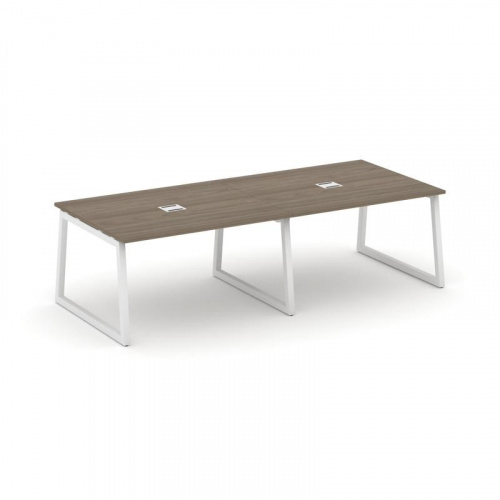 Style Project Стол переговорный SN-5T1.SPRG-043 Акация Лорка/Металл Антрацит/Заглушка Металл Антраци фото 16