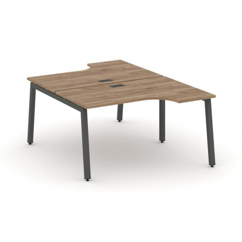 Style Project Рабочая станция эргоном. SN-5A.DRPA-002 Дуб Наварра/Металл Антрацит 1580*1232/1992*750 фото 17