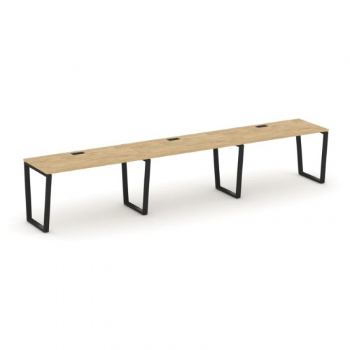 Style Project Рабочая станция 1 сторон. SN-6T2.ORS-054 Акация Лорка/Металл Антрацит/Заглушка Пластик