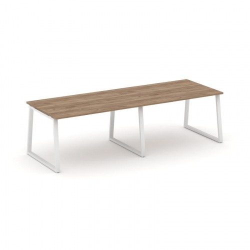 Style Project Стол переговорный SN-6T1.SPRG-012.3 Акация Лорка/Металл Антрацит 2360*980*750 фото 12