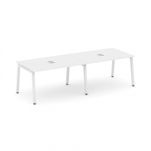 Style Project Стол переговорный SN-5A.SPRG-012 Дуб Табак/Металл Белый 2360*980*750 фото 20