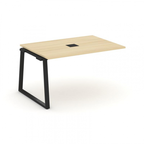 Style Project Проходной наб. элем. перег. стола SN-6T1.NSPRG-003 Акация Лорка/Металл Антрацит/Заглуш фото 7