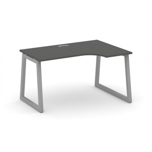 Style Project Стол рабочий эргоном. SN-5T1.SPA-002(R) Акация Лорка/Металл Антрацит/Заглушка Пластик фото 18