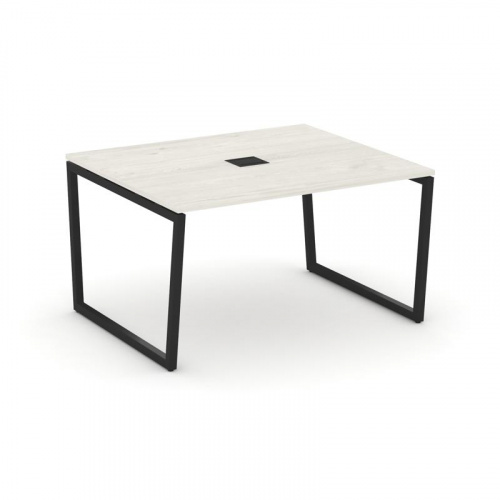 Style Project Стол переговорный SN-4T2.SPRG-034 Акация Лорка/Металл Антрацит/Заглушка Металл Антраци фото 6