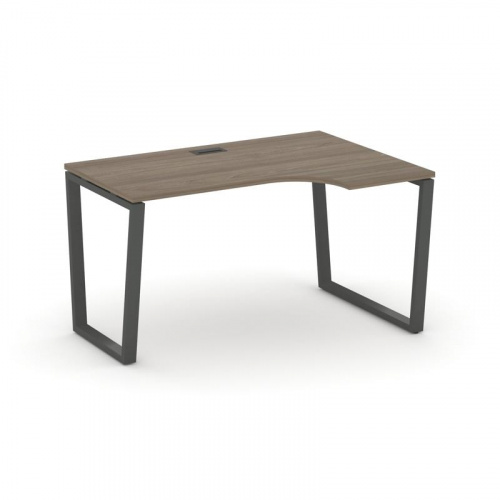 Style Project Стол рабочий эргоном. SN-6T2.SPA-022(R) Акация Лорка/Металл Антрацит/Заглушка Пластик фото 25