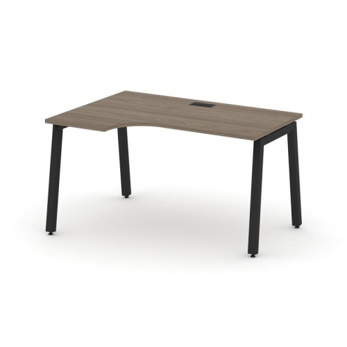 Style Project Стол рабочий эргоном. SN-5A.SPA-001(L) Дуб Наварра/Металл Антрацит 1380*600/980*750 фото 11