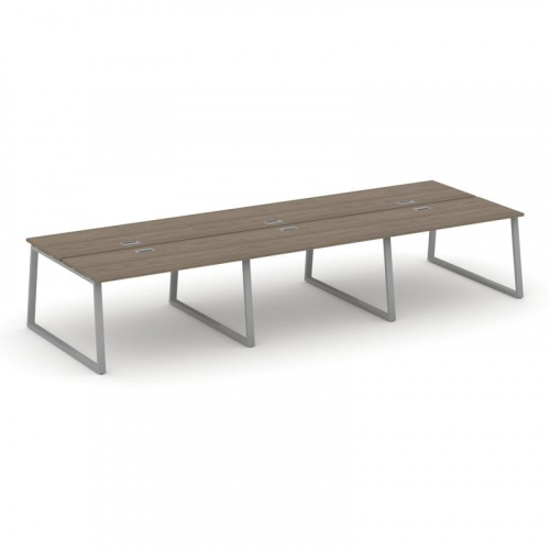 Style Project Рабочая станция 2-х сторон. SN-6T1.DRS-064 Акация Лорка/Металл Антрацит/Заглушка Пласт фото 14