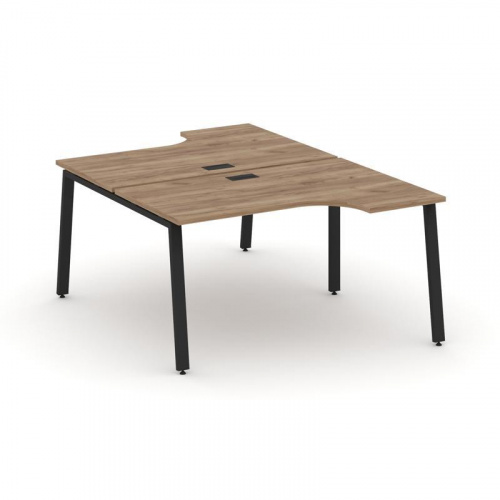 Style Project Рабочая станция эргоном. SN-6A.DRPA-021 Акация Лорка/Металл Белый 1380*1632/1992*750 фото 9