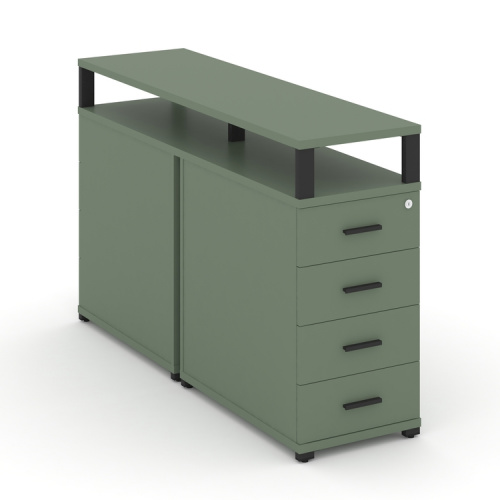 Тумба двухсторонняя опорная/приставная Concept CN.DTGO-003