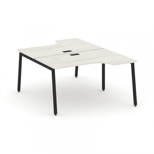 Style Project Рабочая станция эргоном. SN-4A.DRPA-002 Дуб Наварра/Металл Антрацит 1580*1232/1992*750 фото 2