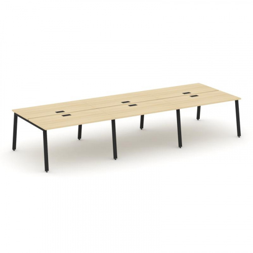 Style Project Рабочая станция 2-х сторон. SN-6A.DRS-074 Дуб Табак/Металл Антрацит 4740*1432*750 фото 4