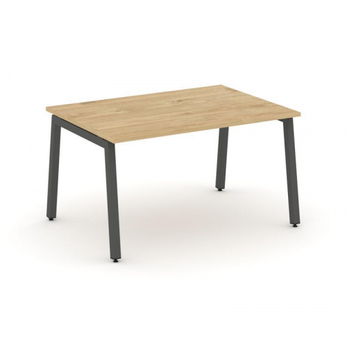 Style Project Стол переговорный SN-5A.SPRG-002.3 Дуб Наварра/Металл Белый 1180*980*750 фото 16