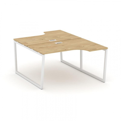 Style Project Рабочая станция эргоном. SN-4T2.DRPA-021 Акация Лорка/Металл Антрацит/Заглушка Пластик фото 3