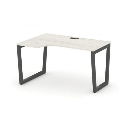 Style Project Стол рабочий эргоном. SN-5T2.SPA-011(L) Акация Лорка/Металл Антрацит/Заглушка Пластик фото 24