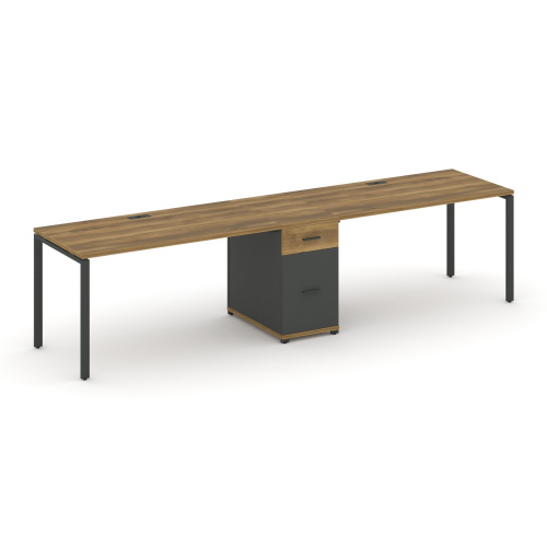 Бенч-система на 2 места с 1 опорной тумбой Concept CN.ORS-405