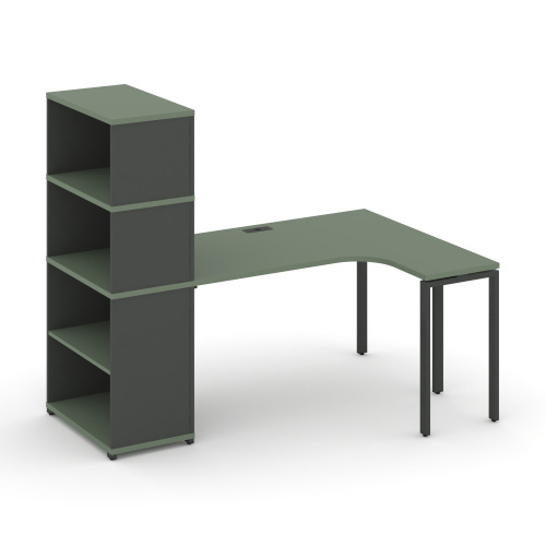 Стол эргономичный с опорным стеллажом Concept CN.SA-208(R)