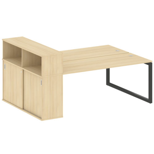 Бенч-система с шкафом-купе на О-обр. м/к Metal System Quattro 50БО.РС-СШК-2.5 фото 14