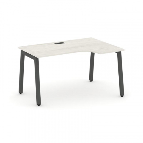 Style Project Стол рабочий эргоном. SN-5A.SPA-002(R) Дуб Табак/Металл Антрацит 1580*600/980*750 фото 22