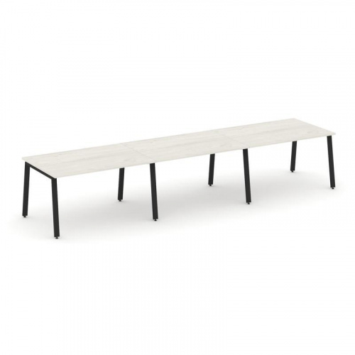 Style Project Стол переговорный SN-6A.SPRG-021.3 Акация Лорка/Металл Белый 2940*980*750 фото 8