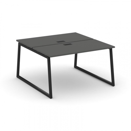 Style Project Рабочая станция 2-х сторон. SN-4T1.DRS-023 Акация Лорка/Металл Антрацит/Заглушка Пласт фото 8