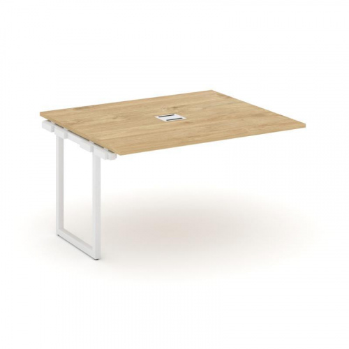 Style Project Проходной наб. элем. перег. стола SN-4O.NSPRG-034 Дуб Наварра/Металл Серый 1580*1180*7 фото 2