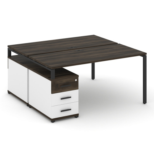 Бенч-система на 2 места с опорной тумбой Concept CN.DRS-304 фото 8