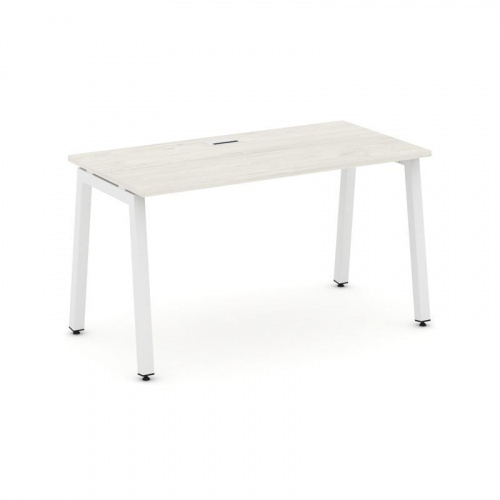 Style Project Стол письменный SN-5A.SP-013 Дуб Наварра/Металл Белый 1380*700*750 фото 28