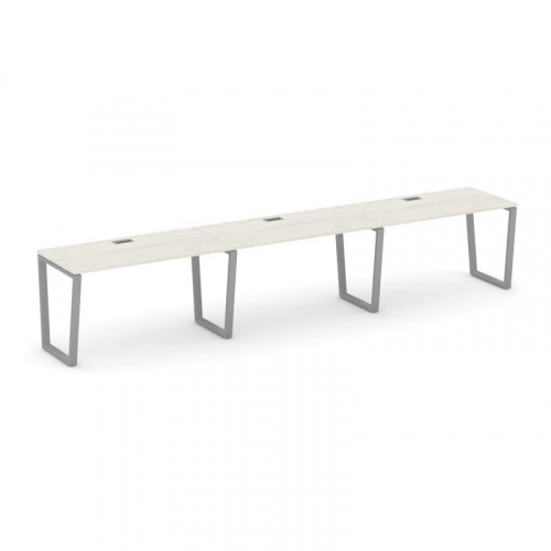 Style Project Рабочая станция 1 сторон. SN-6T2.ORS-054 Акация Лорка/Металл Антрацит/Заглушка Пластик фото 12