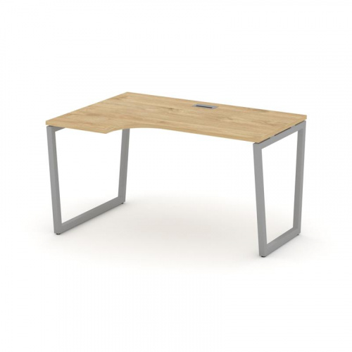 Style Project Стол рабочий эргоном. SN-4T2.SPA-022(L) Акация Лорка/Металл Антрацит/Заглушка Пластик фото 2