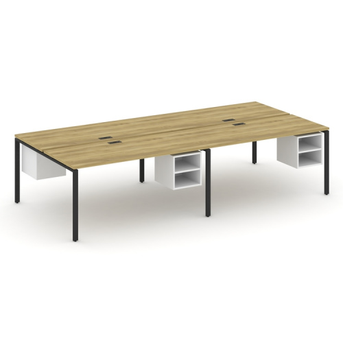 Бенч-система на 4 места с подвесными тумбами Concept CN.DRS-128 фото 4