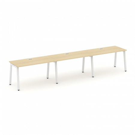 Style Project Рабочая станция 1 сторон. SN-5A.ORS-041 Акация Лорка/Металл Белый 2940*700*750