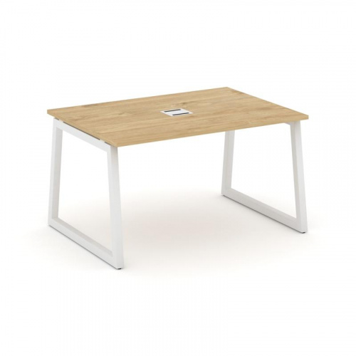 Style Project Стол переговорный SN-5T1.SPRG-002 Акация Лорка/Металл Антрацит/Заглушка Металл Антраци фото 2