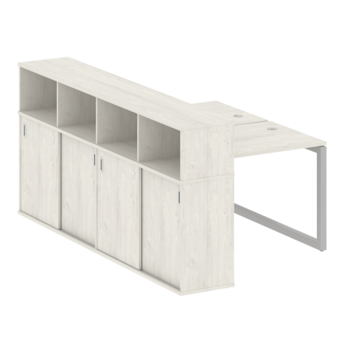 Бенч-система с шкафом-купе на О-обр. м/к Metal System Quattro 50БО.РС-СШК-4.1 фото 12