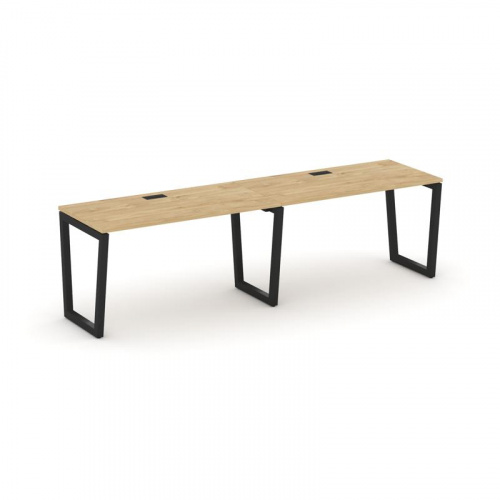 Style Project Рабочая станция 1 сторон. SN-5T2.ORS-002 Акация Лорка/Металл Антрацит/Заглушка Пластик