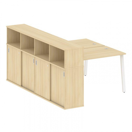 Бенч-система с шкафом-купе на А-обр. м/к Metal System БА.РС-СШК-4.2 фото 8