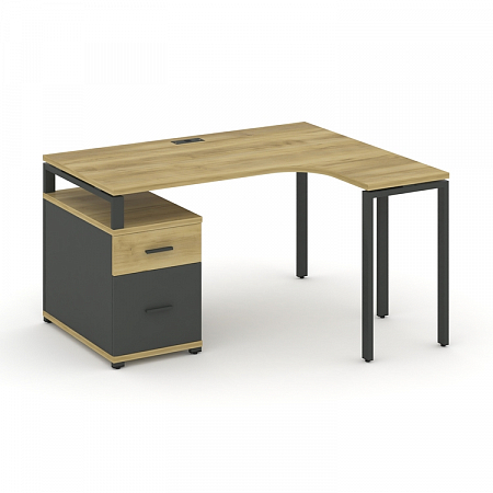 Стол эргономичный с опорной тумбой Concept CN.SA-303(R)