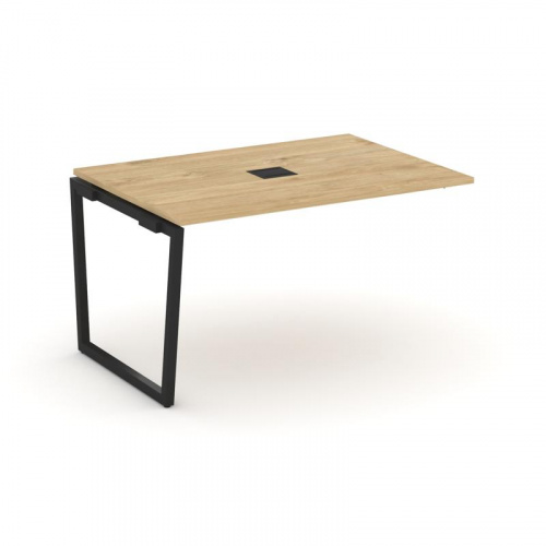 Style Project Проходной наб. элем. перег. стола SN-4T2.NSPRG-004 Акация Лорка/Металл Антрацит/Заглуш